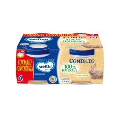 Mellin Omogeneizzato Di Coniglio 4 X 80 G Carne