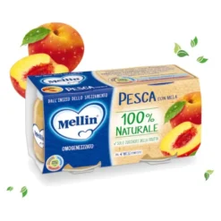 Mellin Omogeneizzato Di Frutta Pesca Con Mela 2 X 100G