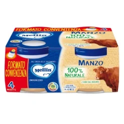 Mellin Omogeneizzato Di Manzo 4 X 80 G Carne