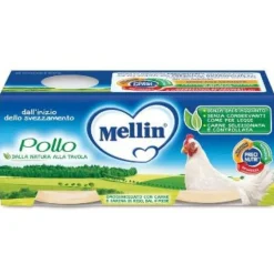 Mellin Omogeneizzato Di Pollo 2 X 80 G Carne