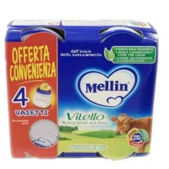Mellin Omogeneizzato Di Vitello 4 X 80 G Carne