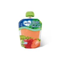 Mellin Pouches 100% Fragola Kiwi 90G Merende E Snack