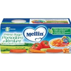 Mellin Primi Sughi Pomodore E Verdure 2 X 80 G Pasti Pronti