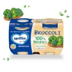 Mellin Spa Omogeneizzato Broccoli 2 X 125 G Verdure