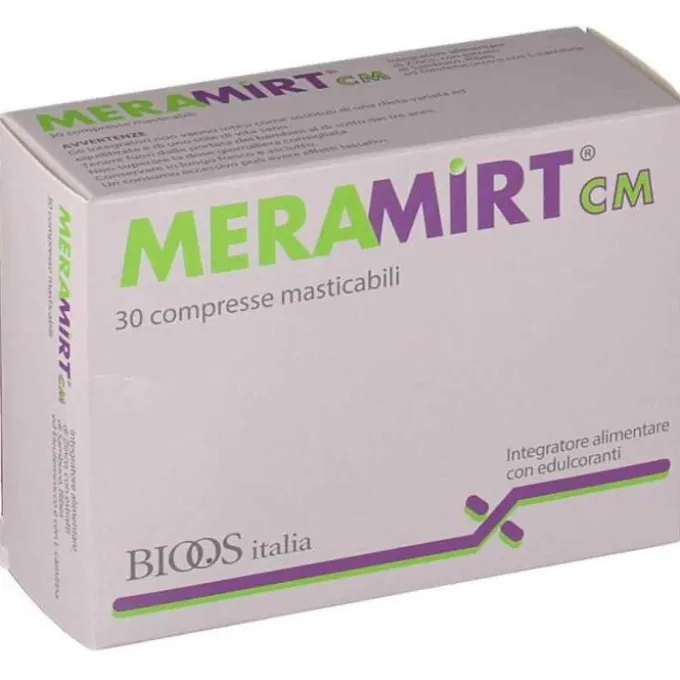Meramirt Cm Integratore Stanchezza Oculare 30 Compresse Masticabili Patologie Oculari