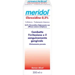 Meridol Collutorio Trattamento Gengive Infiammate Clorexidina 0,2% 300 Ml