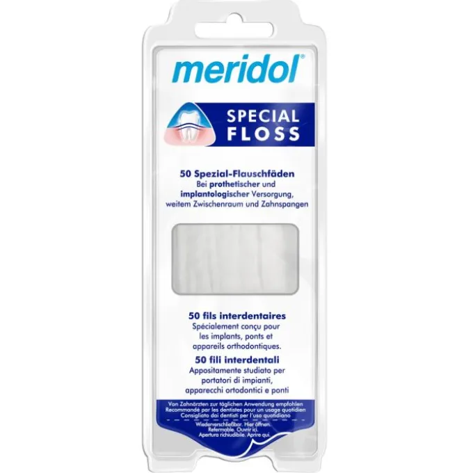 Meridol Special-Floss Fili Interdentali 50 Pezzi