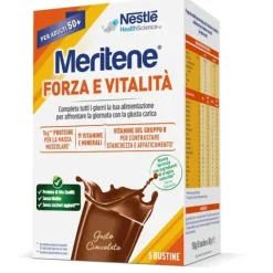 Meritene Forza E Vitalita' Cioccolato 5 Bustine Da 30 G Alimenti Iperproteici