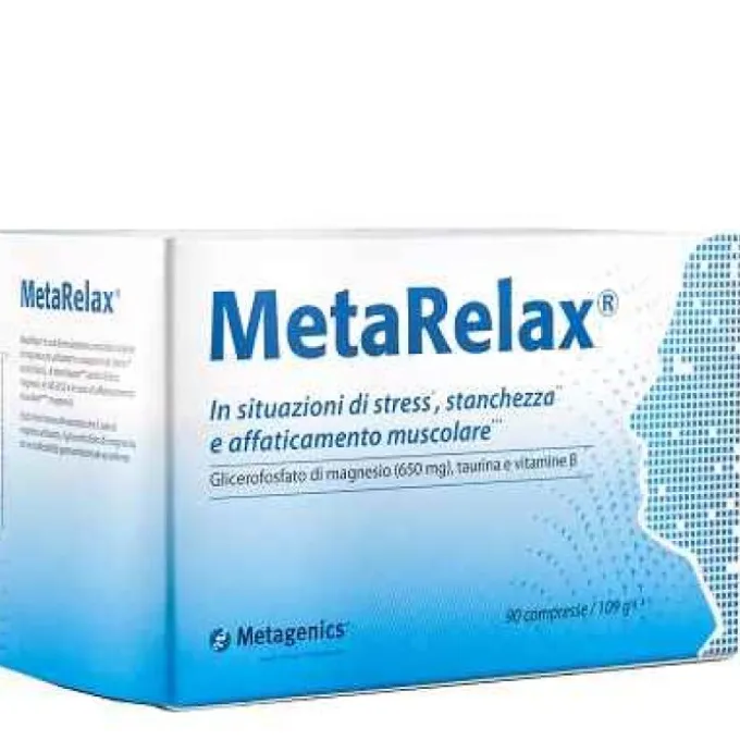 Metagenics Metarelax New Integratore Alimentare 90 Compresse Stress