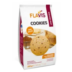 Mevalia Flavis Choco Chip Biscotti Aproteici Con Pezzetti Di Cioccolato 200 G