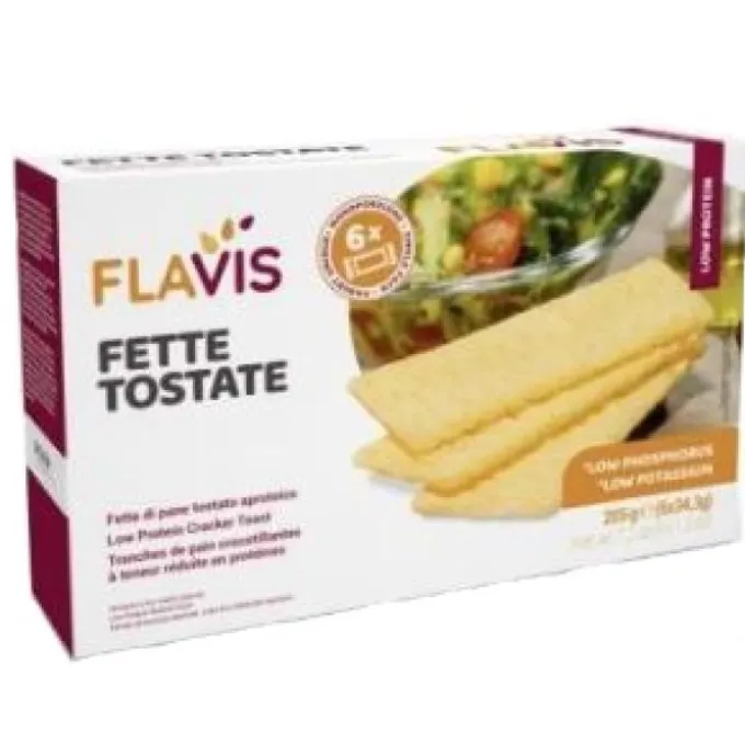 Mevalia Flavis Fette Tostate Aproteiche 205G Pane E Sostituti