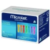 Microlet Lancette Pungidito Colorate 25 Pezzi