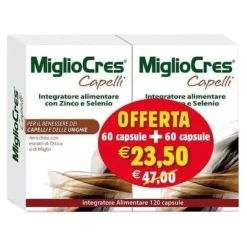 Migliocres Promo Integratore Benessere Capelli E Unghie 60+60 Capsule Integratori Anticaduta