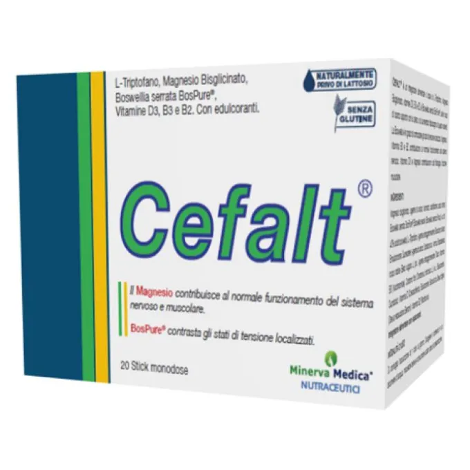 Minerva Medica Cefalt Integratore Contro Le Cefalee 20 Stick Mal Di Testa Moderato