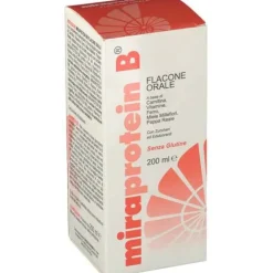Miraprotein B Integratore Polivitaminico E Poliproteico Sciroppo 200 Ml