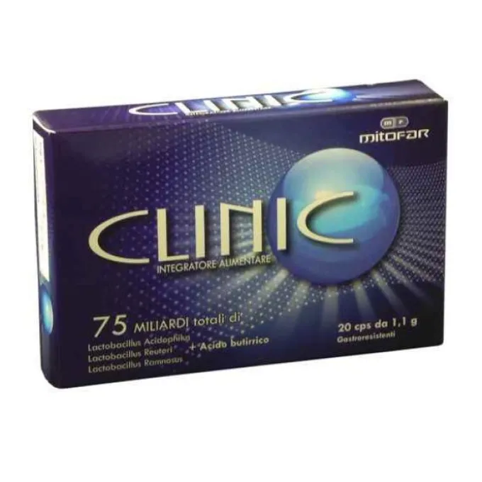 Mitofar Clinic Integratore 20 Capsule Fermenti Lattici