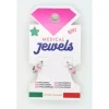 Mj Post 345 Cerchietto Argento Con Zircone Cuore Rosa