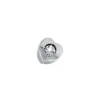 Mj Post 326 Cuore Con Zircone Bianco