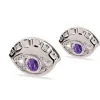 Mj Post 290 Occhio Con Zirconia Gioielli Ed Accessori