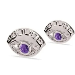 Mj Post 290 Occhio Con Zirconia Gioielli Ed Accessori