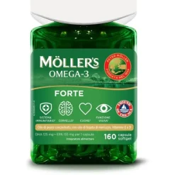 Möller's Omega 3 Forte 160 Capsule - Integratore Alimentare Patologie Oculari
