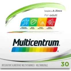 Multicentrum Integratore Multivitaminico Multiminerale Vitamina B6 C Calcio Adulti 30 Compresse