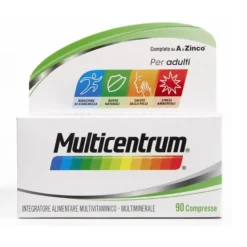 Multicentrum Integratore Multivitaminico Multiminerale Vitamina B6 C Calcio Adulti 90 Compresse