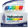 Multicentrum Uomo 50+ Integratore Alimentare Multivitaminico Multiminerale Vitamina C B6 Zinco 60 Compresse