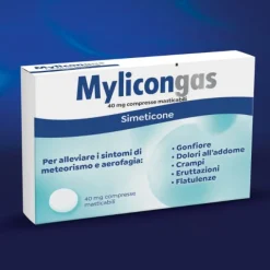 Mylicongas Aerofagia 50 Compresse Per Flatulenza Meteorismo Gonfiore Addominale