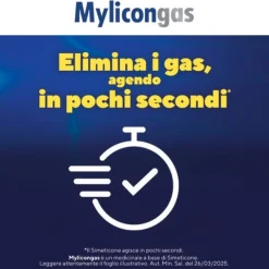 Mylicongas Aerofagia 50 Compresse Per Flatulenza Meteorismo Gonfiore Addominale