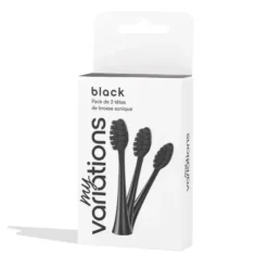 Myvariations Pack 3 Testine Spazzolino Nere Elettrici