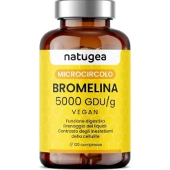 Natugea Bromelina 5000 Gdu/G 120 Compresse Integratori Venotonici