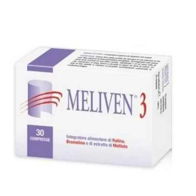 Natural Bradel Meliven 3 Integratore Microcircolo 30 Compresse Integratori Venotonici