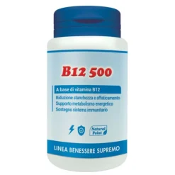 Natural Point B12 Cianocobalamina Integratore 100 Capsule Vegetali