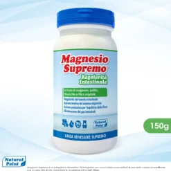 Natural Point Magnesio Supremo Regolarità Intestinale Integratore 150 G Lassativi Azione Delicata