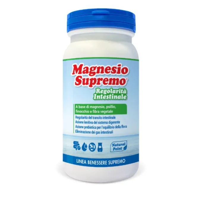 Natural Point Magnesio Supremo Regolarità Intestinale Integratore 150 G Lassativi Azione Delicata