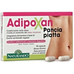 Naturando Adipoxan Pancia Piatta Integratore 30 Compresse Controllo Della Fame E Del Metabolismo
