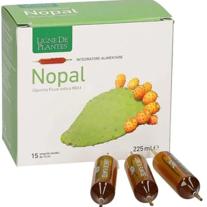 Natura Service Nopal 15 Ampolle Bevibili Da 15 Ml Controllo Della Fame E Del Metabolismo