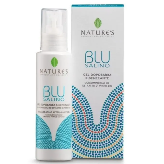 Nature's Blu Salino Gel Dopobarba Rigenerante 100Ml Rasatura