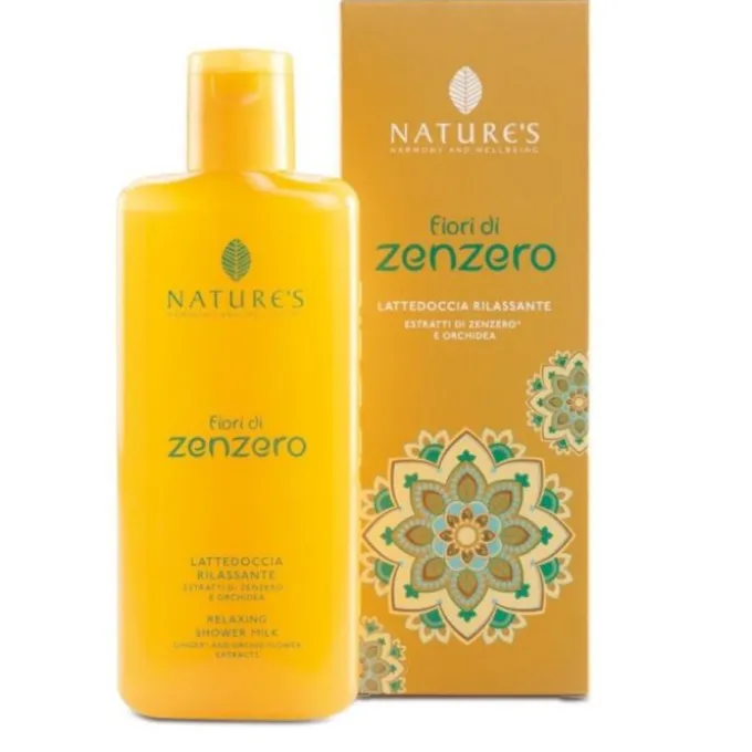 Nature's Fiori Di Zenzero Lattedoccia Rilassante 200Ml Detersione Pelle Normale