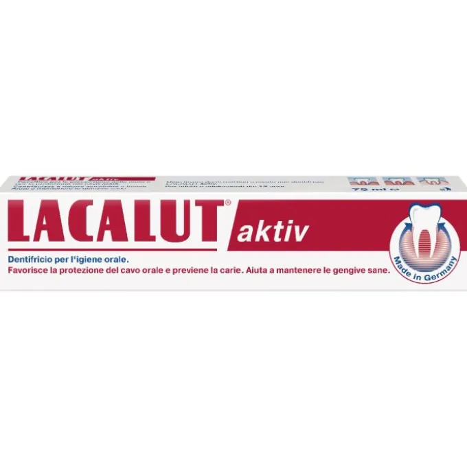 Naturwaren Lacalut Aktiv Dentifricio 75 Ml