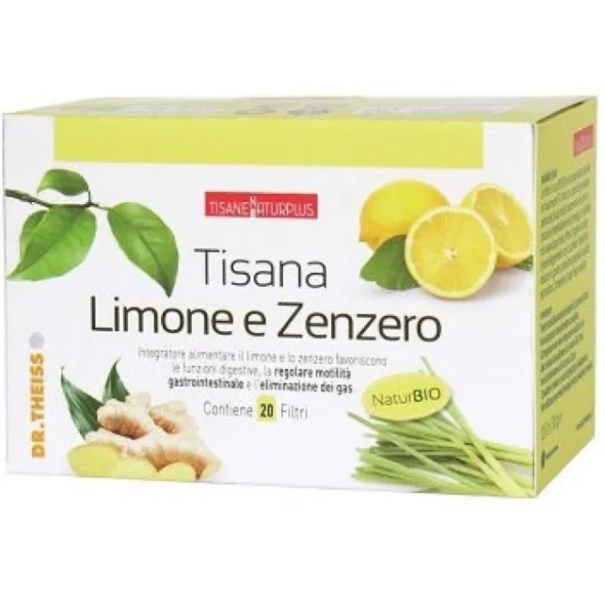 Naturwaren Naturplus Tisana Limone/Zenzero 20 Filtri Acidita'