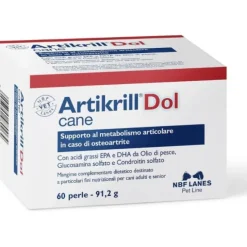Nbf Lanes Artikrill Dol Mangime Complementare Cane 60 Perle Integratori Per Animali