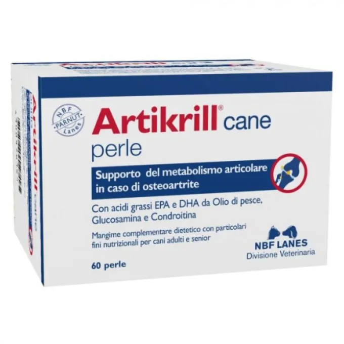 Nbf Lanes Artikrill Integratore Articolare Cane 60 Perle Integratori Per Animali