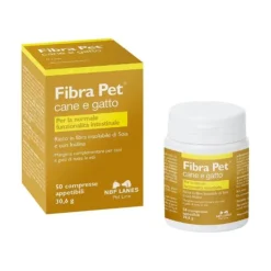 Nbf Lanes Fibra Pet Integratore Di Fibre Cani E Gatti 50 Compresse Integratori Per Animali