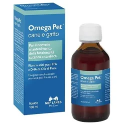 Nbf Lanes Omega Pet Gocce Integratore Di Omega 3 Cani E Gatti 100 Ml Integratori Per Animali