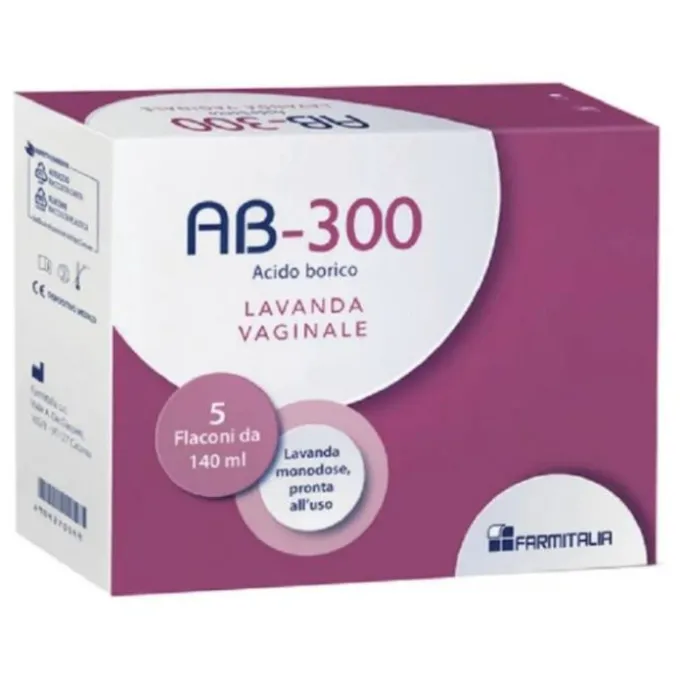 Neoxene Ab 300 Lavanda Vaginale 5 Flaconi Da 140 Ml Disinfezione Intima