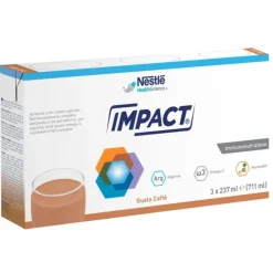 Nestle' Impact Caffe Formula Per Immunonutrizione Pronta Da Bere 3X237 Ml