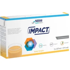 Nestle' Impact Vaniglia Formula Per Immunonutrizione Pronta Da Bere 3X237 Ml
