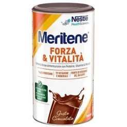 Nestle' Meritene Forza E Vitalità Polvere Cioccolato Integratore Proteine Vitamine E Minerali 270 G